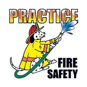 Practice Fire Safety Temporary Tattoo