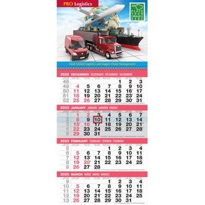 Custom 4-Month Logistics Wall Calendar (Digital)