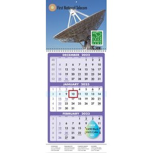 Custom 3-Month Executive Wall Calendar (Digital)
