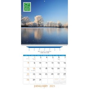 Custom Deluxe Executive UV Wall Calendar