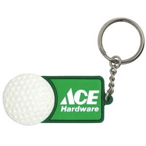 Key Chain with a Golf Ball Design