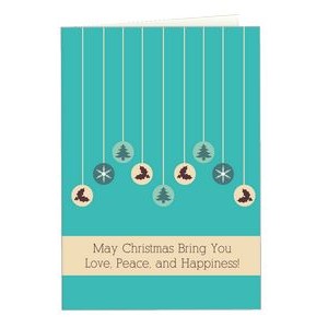 Full Color Holiday Cards; Hanging Ornaments