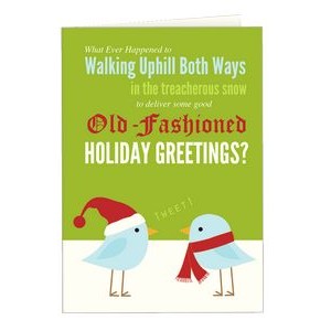 Full Color Holiday Cards; Tweet