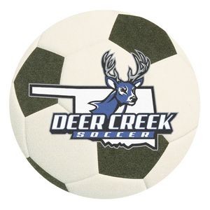 Full Color Process 60 Point Soccer Ball Pulp Board Coaster