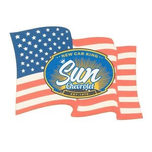 Full Color Process 60 Point Flag Pulp Board Coaster