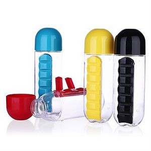 21OZ Sport Bottle with Pill Box