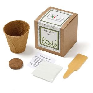 Basil Growables Planter in Kraft Gift Box w/Seeds