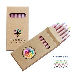 Jornikolor Six-Color Wooden Pencil Set in Box