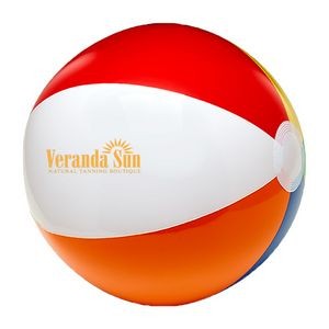 6" 6 Color Beach Ball