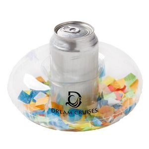 Inflatable Confetti Beverage Coaster