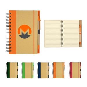 Eco-Inspired Hardcover Notebook & Pen