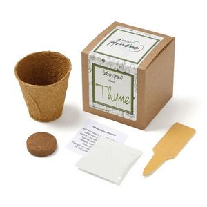 Thyme Growables Planter In Kraft Gift Box w/Seeds