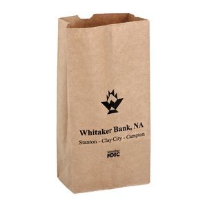 Natural Kraft Paper Popcorn Bag (Size 2 Lb.)