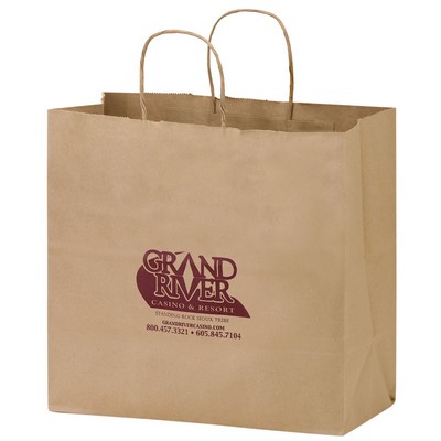 Natural Kraft Paper Carry-Out Bag (13"x7"x12 3/4")