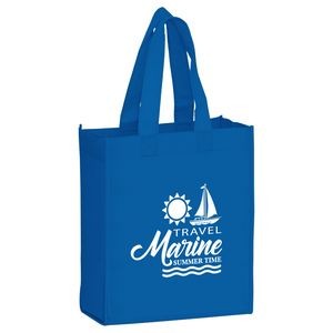 Recycled P.E.T. Non-woven Tote Bag with 12" Handles - 8 x 5 x 10