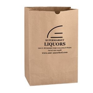 Natural Kraft Paper SOS Grocery Bag (Size 1/6 Bbl.)