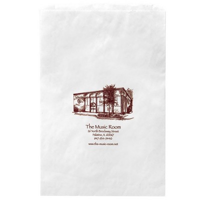 White Kraft Paper Merchandise Bag (16"x3 1/2"x24")