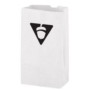 White Kraft Paper SOS Grocery Bag (Size 6 Lb.)