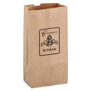 Natural Kraft Paper SOS Grocery Bag (Size 8 Lb.)