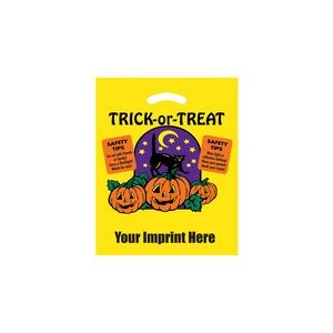 Halloween Stock Design Yellow Die Cut Bag • Trick-or-Treat (12"x15")