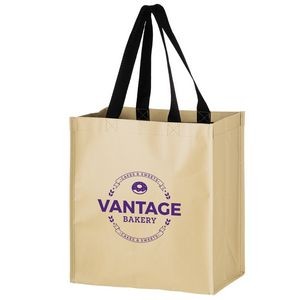 Non-Woven Hybrid Tote with Paper Exterior (12"x8"x15")