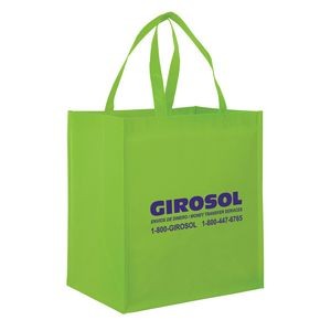 Gloss Laminated Designer Grocery Tote Bag w/Insert (13