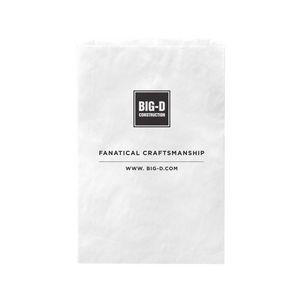 White Kraft Paper Merchandise Bag (12"x2 3/4"x18")