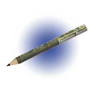 Round Golf Pencil - No Eraser (Full Color Digital)