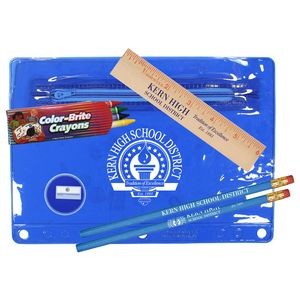 Premium Translucent School Kit w/Crayon