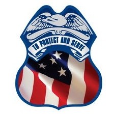 Plastic Badge (To Protect And Serve)