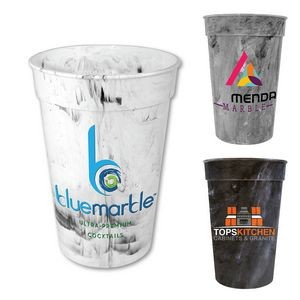 17 Oz. Marble Stadium Cup (Full Color)