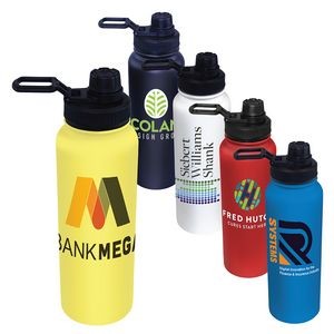 Memphis Sports Bottle with Screw On Cap, Full Color Digital