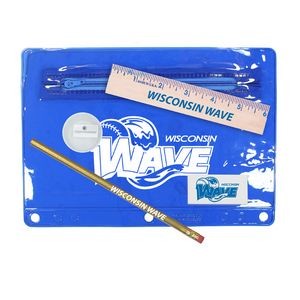 Premium Translucent School Kit w/Eraser (Spot Color)