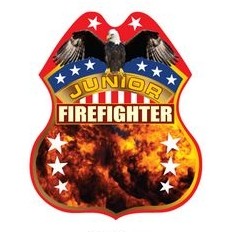 Plastic Firefighter Badge
