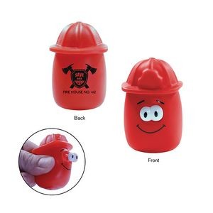 Fire Chief Eye Poppin' Pal Stress Reliever (Spot Color)