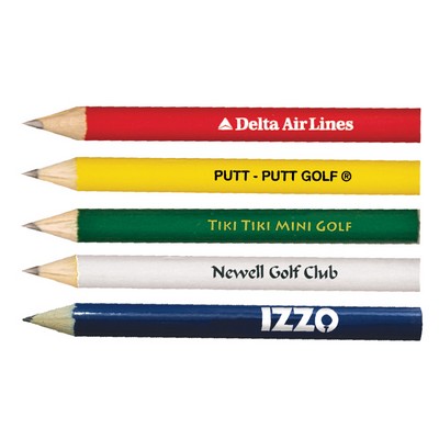 Round Golf Pencil w/o Eraser