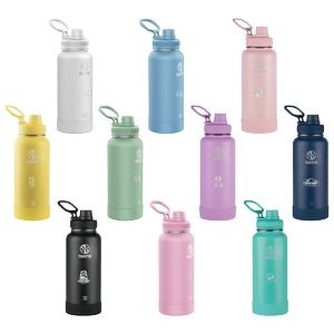 Takeya® 32 Oz. Standard Water Bottle w/Actives Insulated Spout Lid™ (Laser)