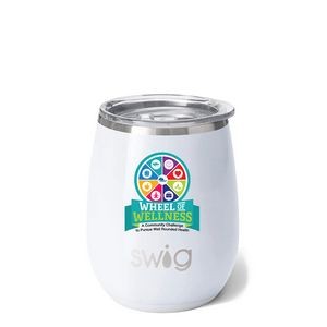 Swig® 14 oz. Shimmer Stemless Wine Cup, Full Color Digital