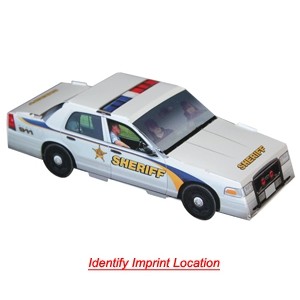 Foldable Die-Cut Sheriff Car (Full Color Digital)