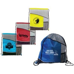 Varsity Drawstring Backpack (Spot Color)