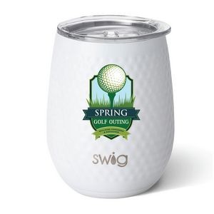 Swig® 14 Oz. Golf Partee Stemless Wine Cup (Full Color Digital)