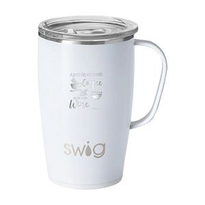 18 Oz. Swig® Matte Mug, Laser, Standard