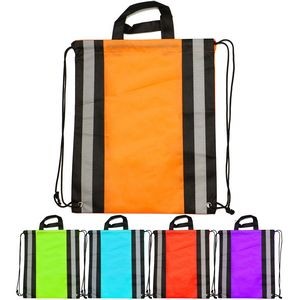 Non Woven Backpack With Reflective Strips
