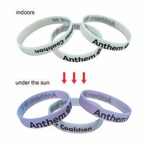 UV Color-Changing Silicone Wristbands