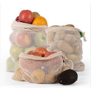 Eco Mesh Bags With Drawstring