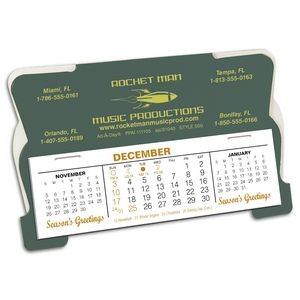 500 Retro Deskdate® Desk Calendar, Forest Green/White