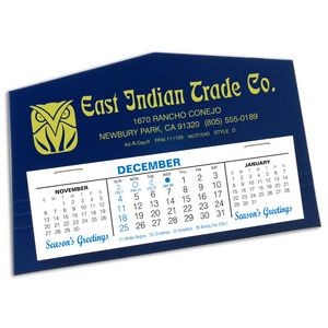 D Sturdi-Stand Desk Calendar, Blue