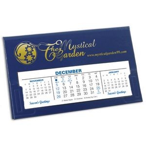 MMA Deskdate® Desk Calendar, Lapis Blue
