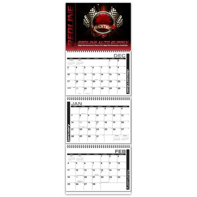 Red Carpet Wire-bound Quarterly Planning Wall Calendar