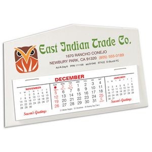 D Sturdi-Stand FC, Desk Calendar, White with Full Color imprint